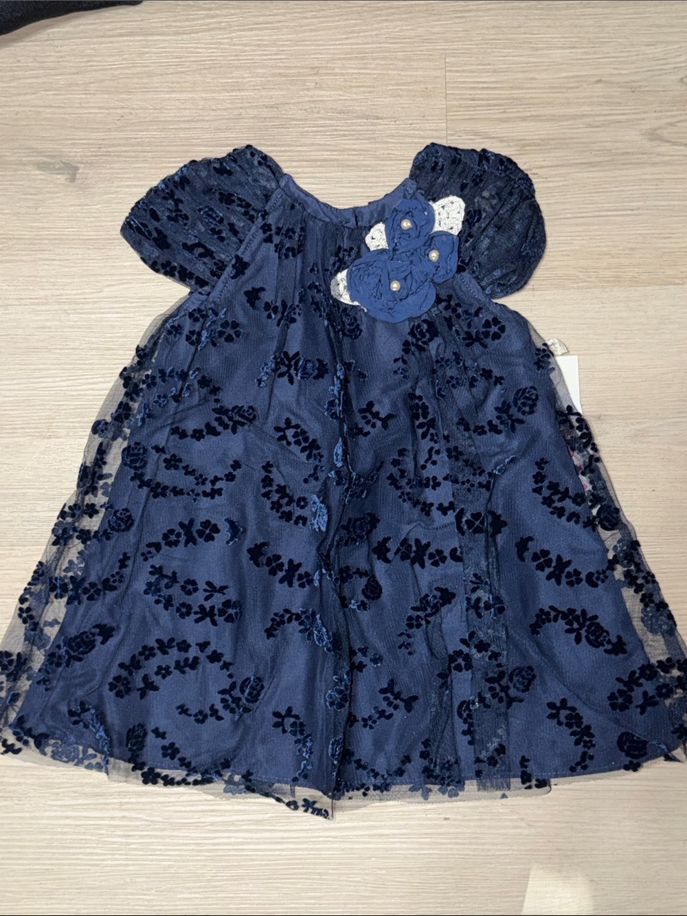 New Pippa & Julie girls blue dress Sz 2T